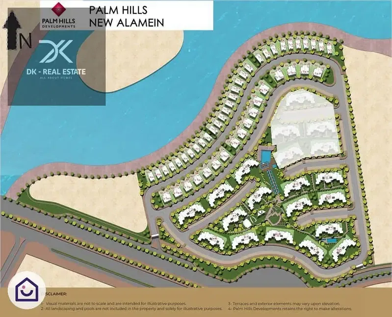 Apartment for sale in Palm Hills Alamein \ Unit Code: SA01336