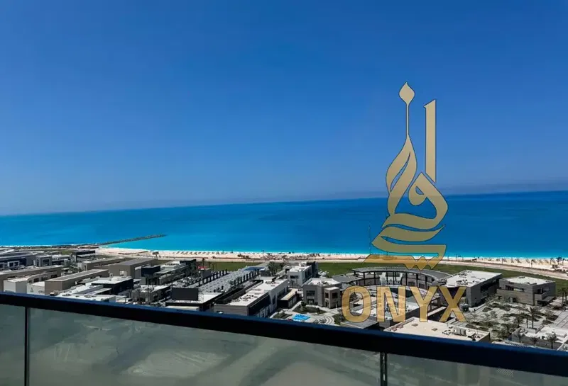 Apartment 210 sqm Resale for Sale, Ready to Move, High Floor with Direct Sea View in The Gate Towers, Alamein