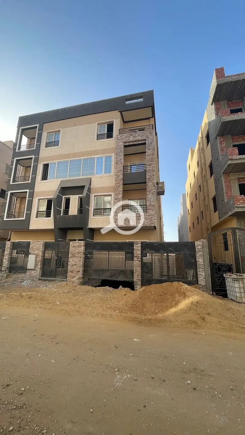 Ground Apartment with garden for sale at elandalos new cairo ready to move semi finished prime location second row from mohammed naguib axis