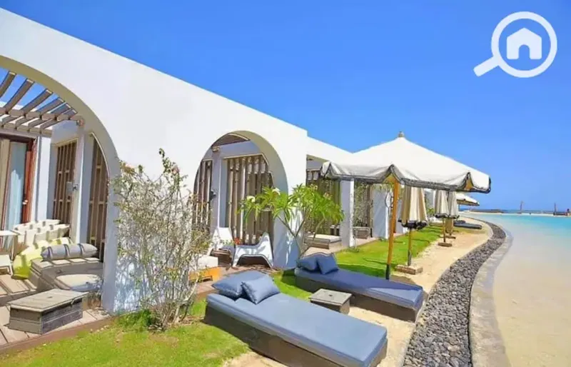 Chalet with an Open Sea View for Sale, Fully Finished with ACs and Kitchen inside "Hacienda" North Coast. Minutes away from Marassi and the airport