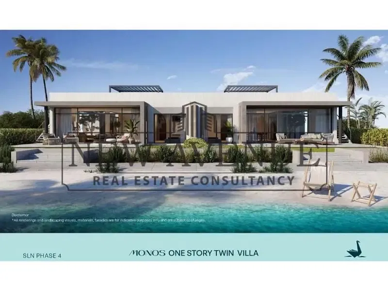 Twin Villa One Story Fully Finished Direct On Lagoon Lowest Downpayment and Installments