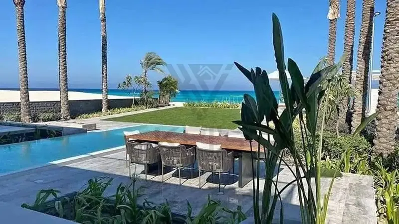 Fully finished chalet with a lagoon view for sale at the lowest price for a quick sale in Hacienda West, North Coast.