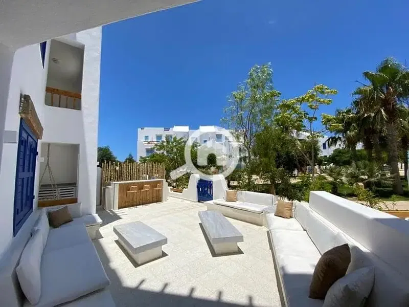 Chalet for sale, ground floor with a large private garden, delivered fully finished with a full sea view at Bianchi, North Coast, Sidi Abdel Rahman.