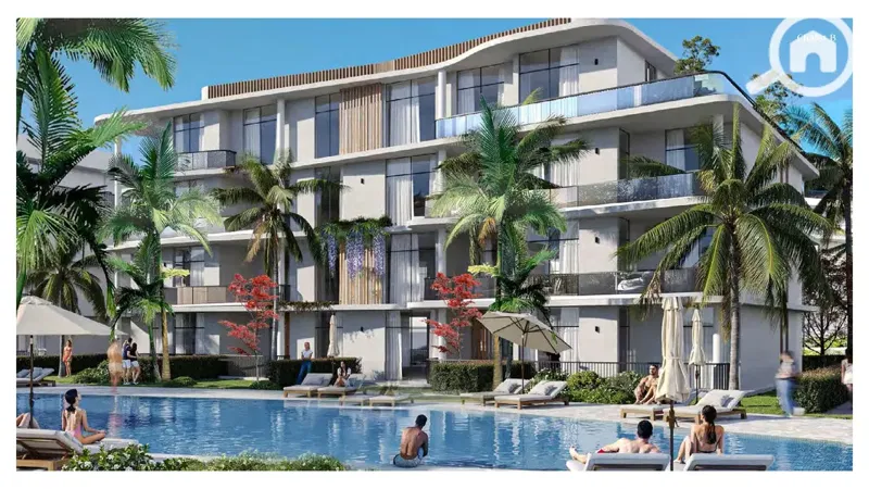 For lovers of Ras Al Hikma, a 120 sqm chalet for sale on the lagoon, Safia North Coast.