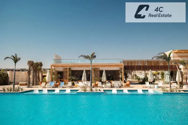 Twin House for Sale with Direct Sea View, Low Down Payment & Remaining Installments in Seashore – North Coast