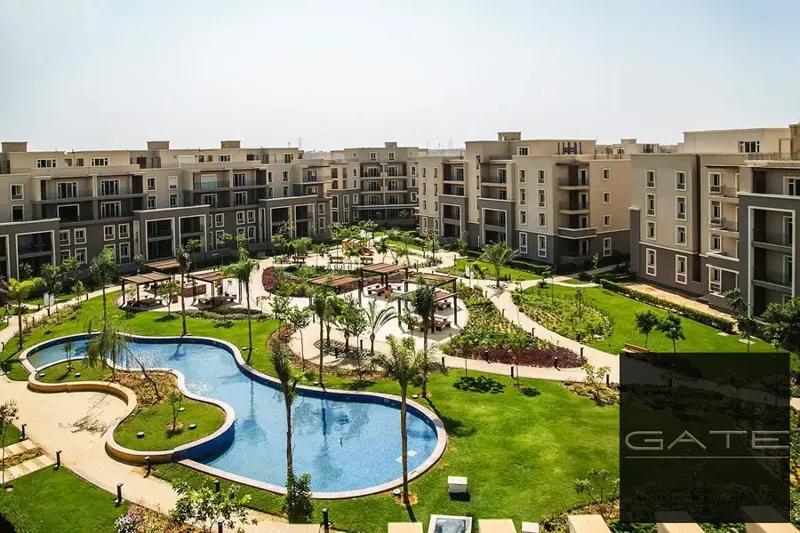 For sale, a 158m apartment in October Plaza, Sodic, in a prime location | Resale, immediate delivery, finished with kitchen and air conditioning.