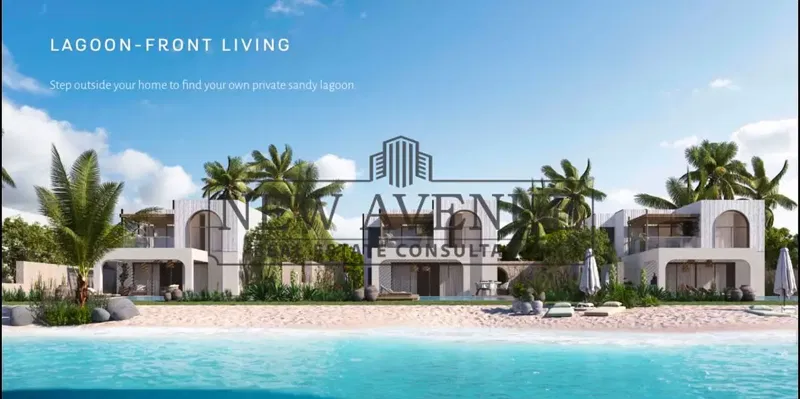 Townhouse fully finished very prime location direct on lagoon for sale in The Med by People and Places