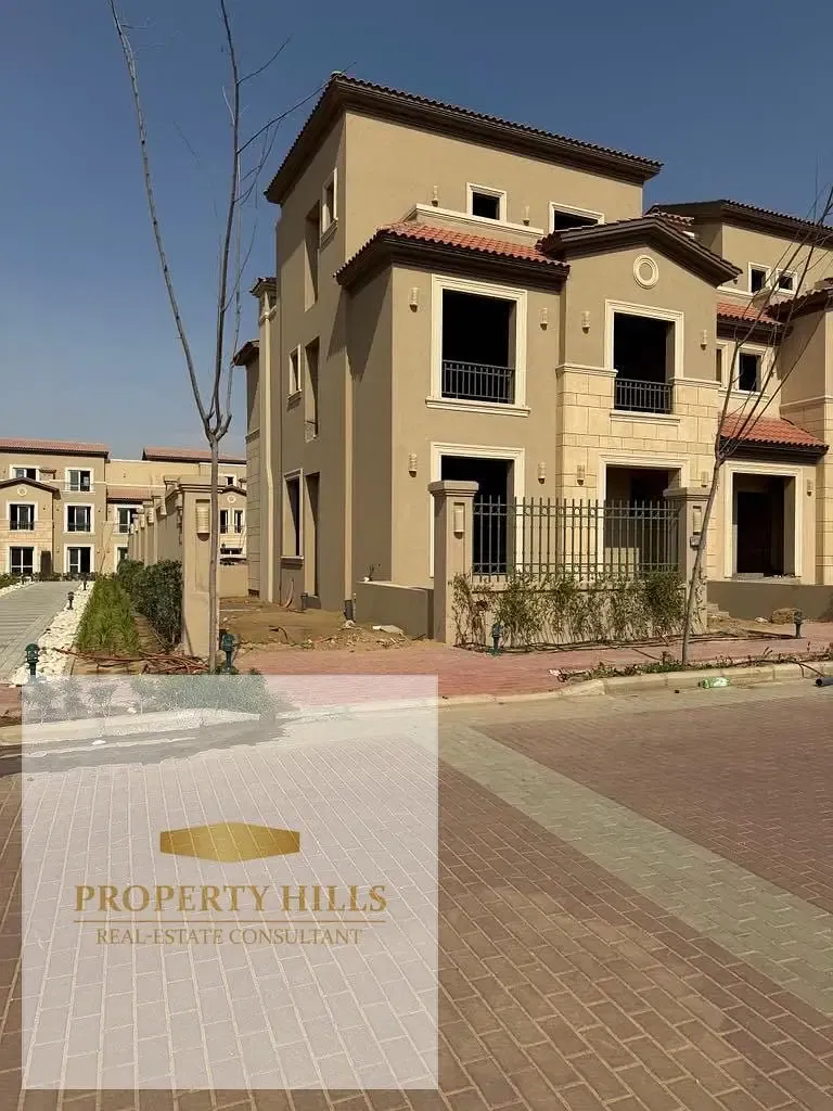 Ready to move in Twin villa 420 m Silver Sands 4 bedrooms Only 3 million EGP remaining Longest payment plan in the Fifth Settlement market