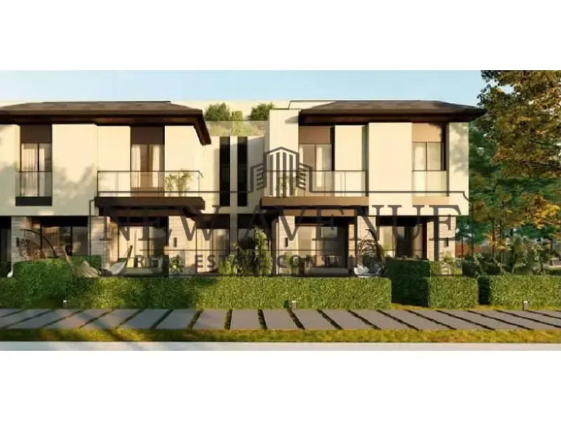 for sale villa with installments with pool & landscape delivery 1 year view under market price in telal east