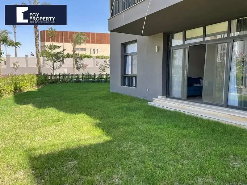 Apartment With Garden For Sale in Cairo Festival City - New Cairo