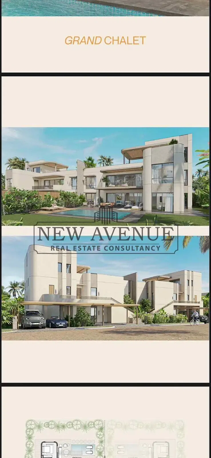 Superior chalet For sale in Almaza Bay, Terrazzo phase