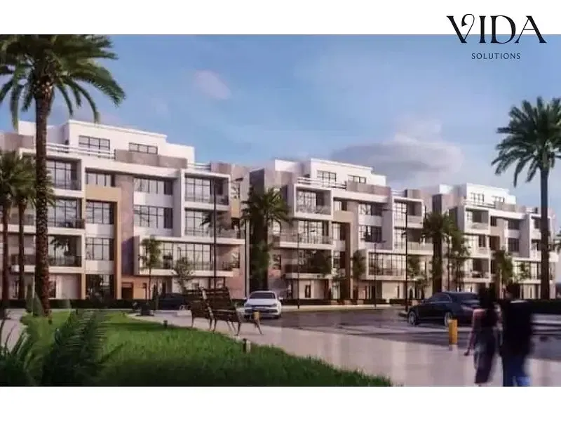 Apartment for sale in Lugar Gates Compound New Zayed with installments at a below-market price.