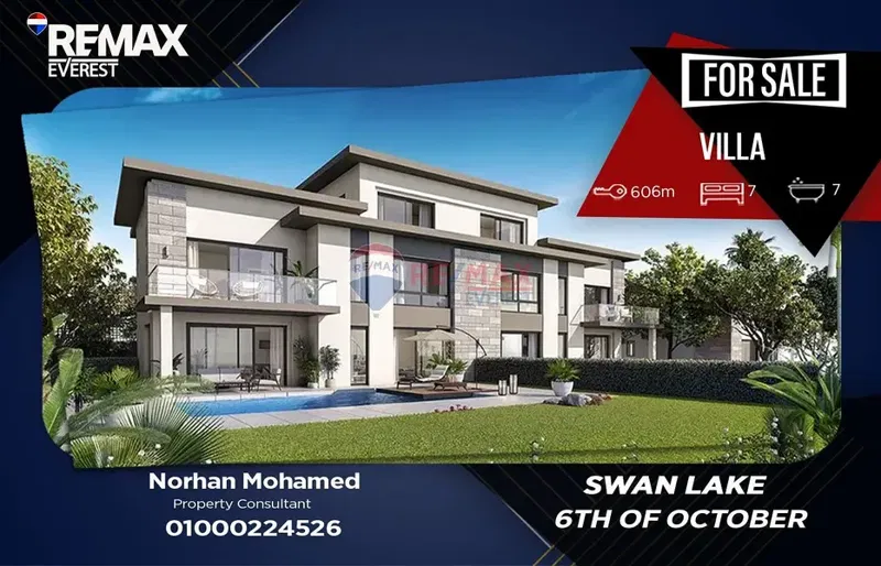 Semi-finished villa in Swan Lake West-Hassan Allam