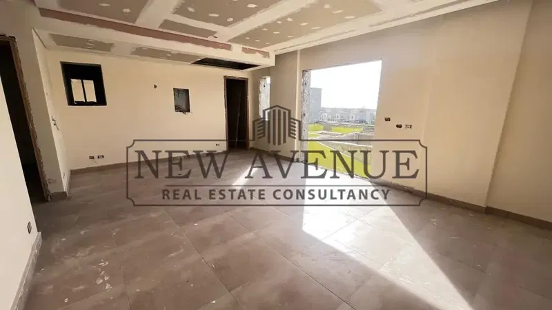 Fully finished Corner Ground Apartment 135m & 47m Garden with private pool for sale ready to move in Trio gardens