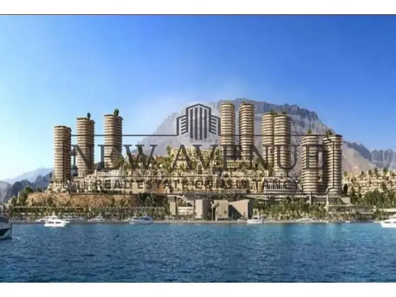 Studio For Sale in marina towers very prime location And sea view Fully finished in Ain Sokhna