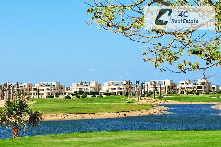 Lowest down payment fully finished ultra-super lux chalet for sale in Hacienda Bay – Golf View North Coast with a sea view and a unique layout