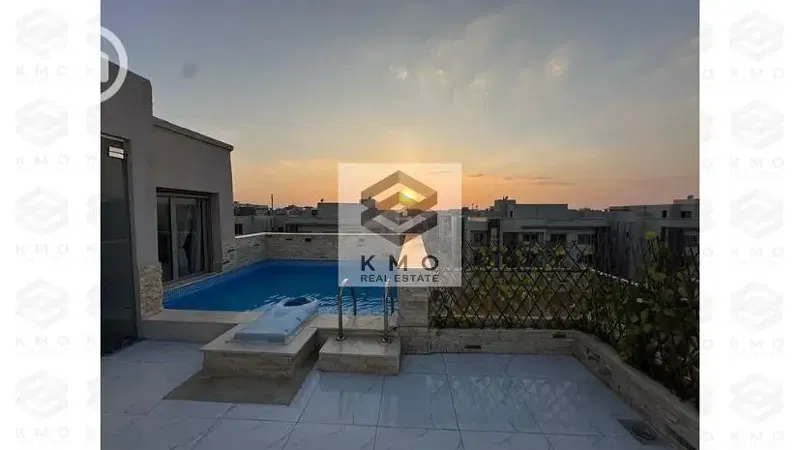 Penthouse for sale with a down payment and installments, finished with a swimming pool in Galleria Moon Valley Compound (New Cairo / Fifth Settlement)