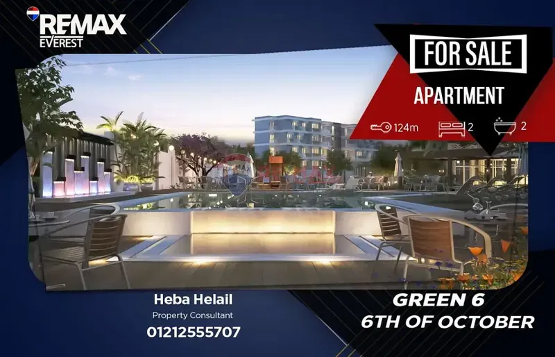 Semi-finished apartment in Green 6 -Open View