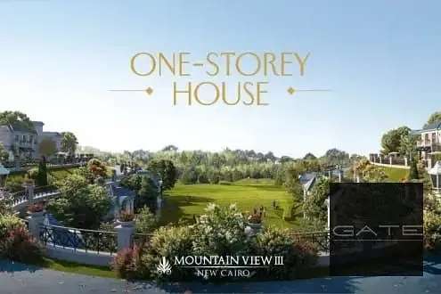 One-story standalone villa for sale in Mountain View 3 compound – immediate delivery within a fully serviced and already occupied compound