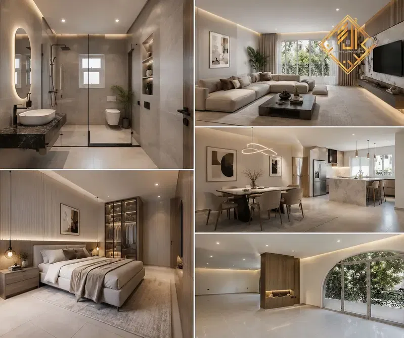 Apartment for sale, 265 square meters, in a modern tower in the Arab League Square, with installments over 18 months.