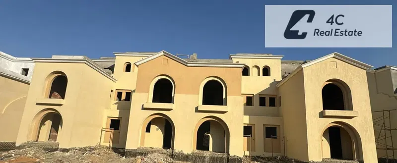Corner Townhouse with Garden and Landscaped View for Sale in Sarai Compound – cavana Phase, Mostakbal City