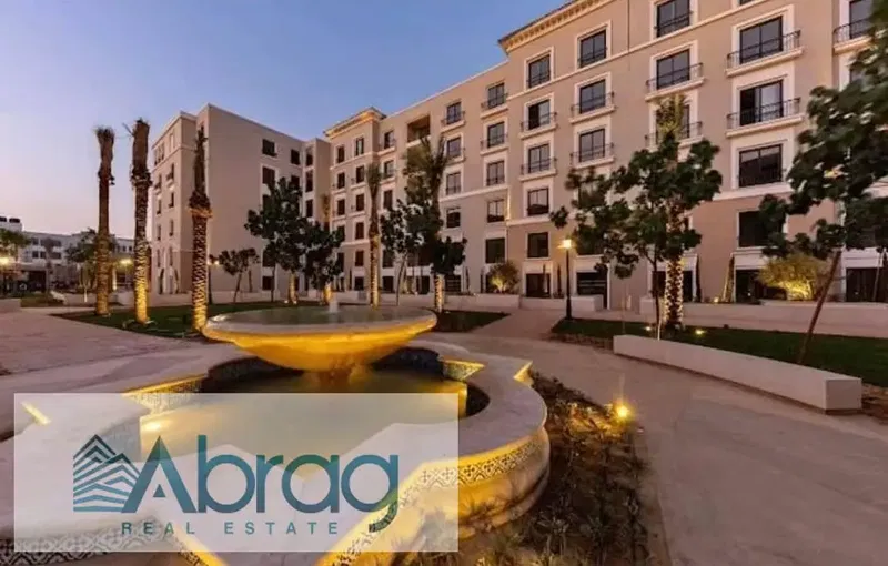 Studio apartment for sale fully finished and air-conditioned in Village West Compound Sheikh Zayed