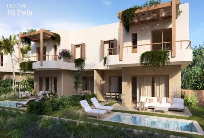 توين هاوس 3 غرف 493 م² للبيع في Ramla Lakeside