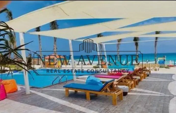 One Story villa for sale in Cali Coast first row sea view 220 sqm 5 bedrooms living room maid room delivery 2026
