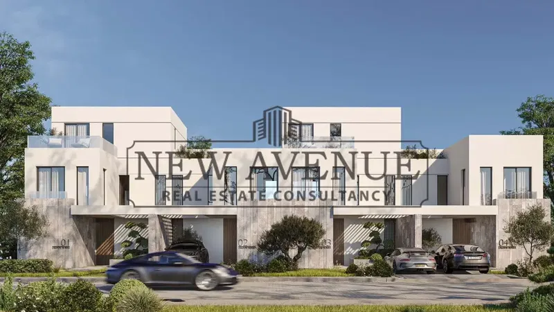 Town house Middle fully finished with ACs in Solare Ras el hekma prime location Delivery 2027 by Misr Italia