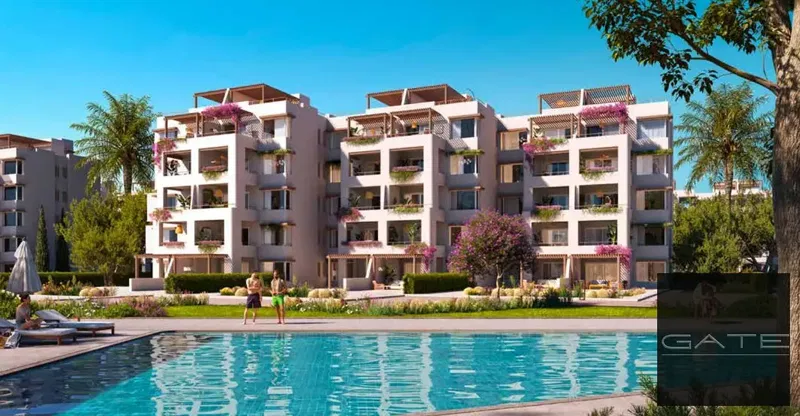 For sale, a 111 m² penthouse chalet in Hacienda West Ras Al Hikma, phase Mond Sea View | Down payment of 8.5 million and installment completion