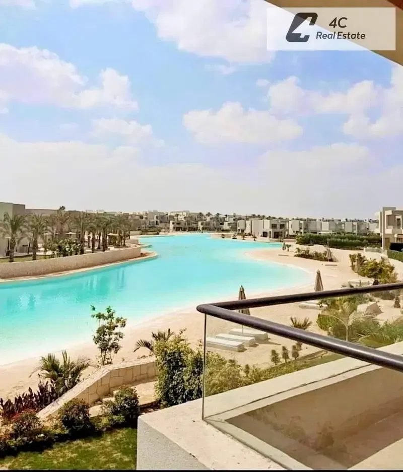 A negotiable price for a resale penthouse in Azha North, with a lagoon view, open view landscape, and a distinctive layout. Down payment and remaining