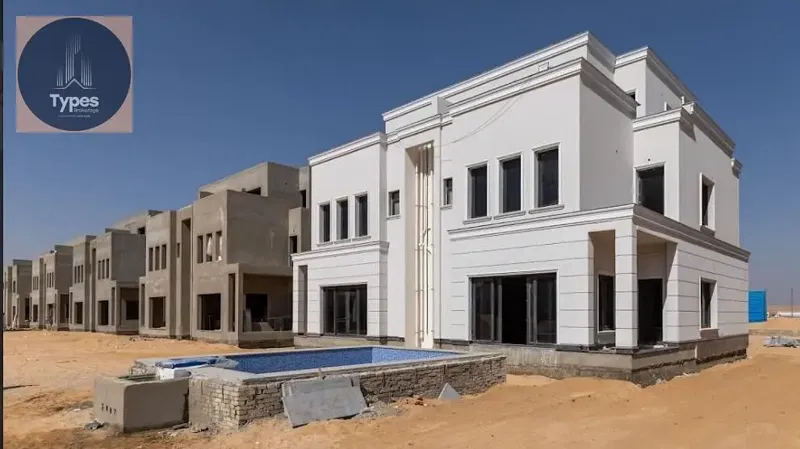 Twin house for sale in Naya West compound with a building area of 280 meters, a land area of 270 meters, and a large private garden of 165 meters