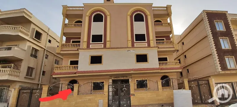 Apartment for sale at alandalous new cairo . Ground with garden ready to move semi finished . Prime location 2 min from katameya dunes & mountain view