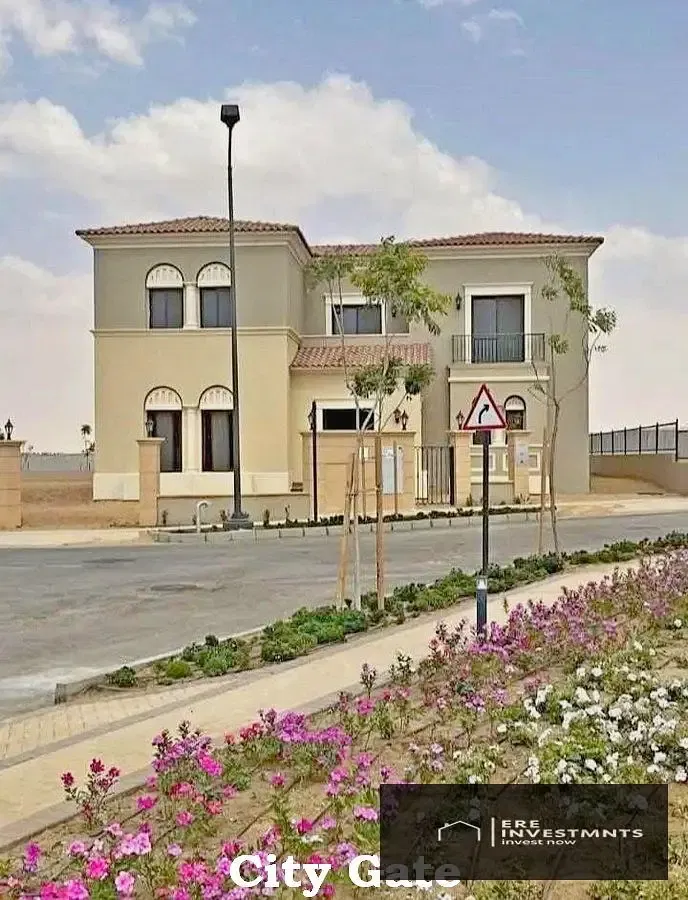 Villa Twin house | Ready to move | With Best location, Special land area in City Gate New Cairo