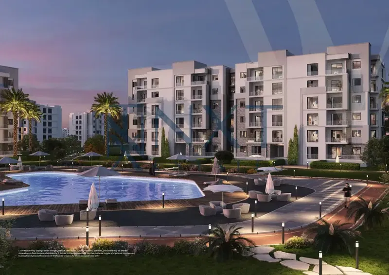 Fully Finished 140 sqm Apartment for Sale in West View – 3 Bedrooms, 2 Bathrooms, 5th Floor, Excellent Layout and Prime Location Inside the Compound