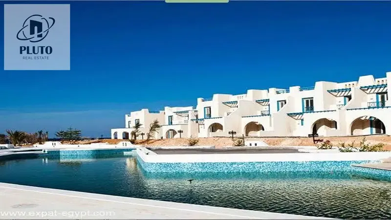 For Sale | Special Price Twin House with Immediate Delivery Overlooking the Swimming Pool in Mountain View Ras El Hekma – Rhodes Phase