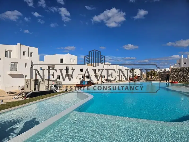 chalet with open lagoon view prime location with installments in inertia ras el hekma north coast
