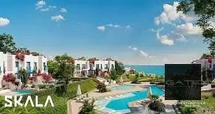 Ground floor chalet with garden for sale in Mountain View Ras El Hekma - Evia 92m + garden 70m - Direct pool - Installments until 2030
