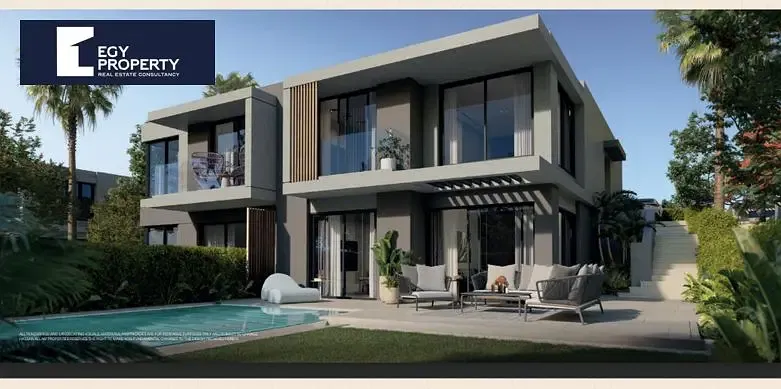 Finished Twinhouse For Sale In Swanlake West - 6th of October with Private Pool , Prime Location