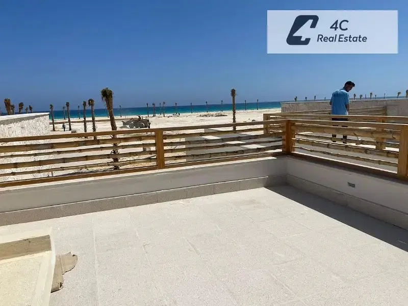 Best location townhouse view first row 175m finished ready to move best down payment , installments in seashore north coast ras el hekma hyde park