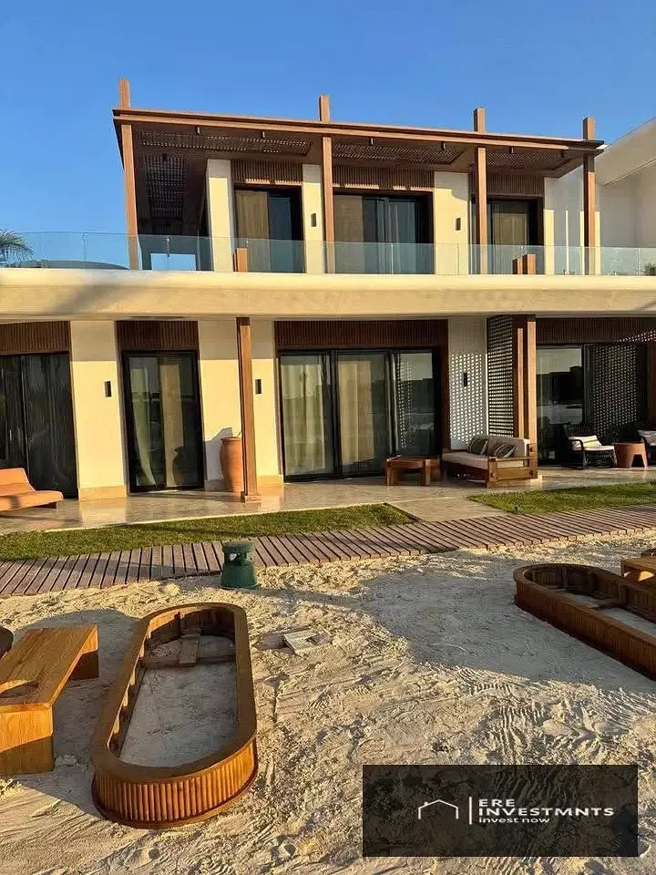 Lagoon view chalet with air conditioning and kitchen for sale at the lowest price on the market in Zoya by LMD in Sidi Abdel Rahman, ready for immedia