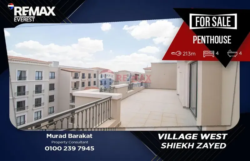 Penthouse for Sale in Village West – Sheikh Zayed