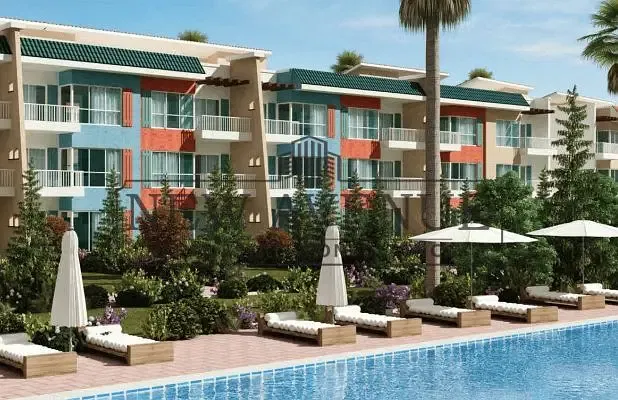 Own a Direct Lagoon Junior Chalet for sale finished in Murano Wadi Degla Ain Al Sokhna Prime location Direct lagoon Delivery Date 2.5 years