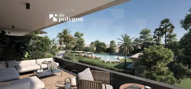 Fully Finished Ground Apartment with Garden , 2 bedrooms , 150 sqm In Twilight New Giza