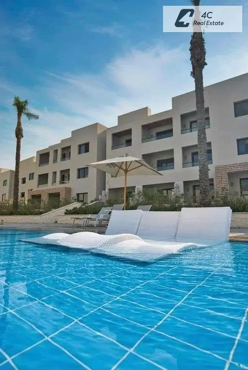 Lowest price in the compound Fully finished and air-conditioned Castra chalet resale at Azha Ain Sokhna Very prime location ready for viewing