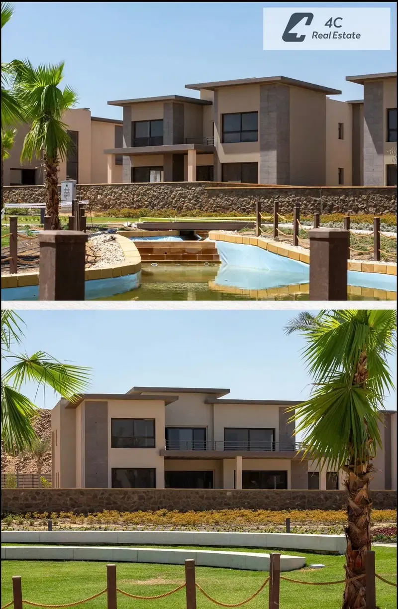Swan Lake Residence New Cairo duplex for sale 320 sqm with garden near Mivida & Katameya Heights fully finished prime location luxury deal