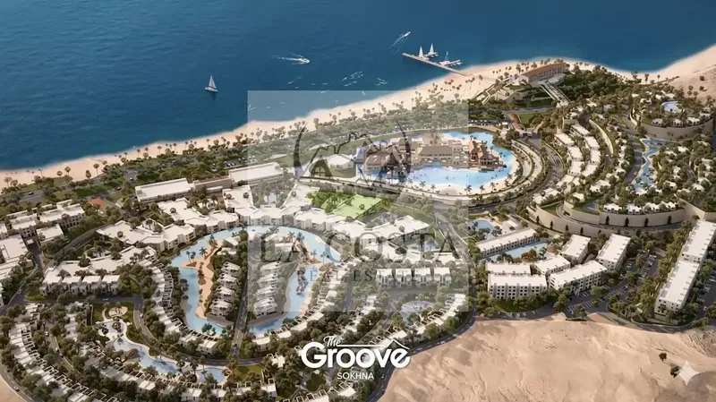 resale for quick sale fully finished chalet with garden best view in compound the Groove Ain sokhna ready to move