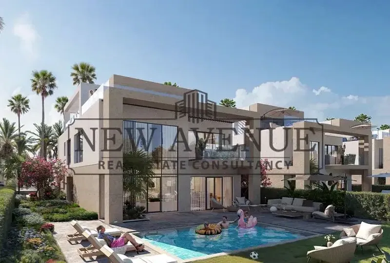 Cozy chalet direct on lagoon for sale in Mar Bay( Marasem ) North Coast Ras El Hekma -installments 2032