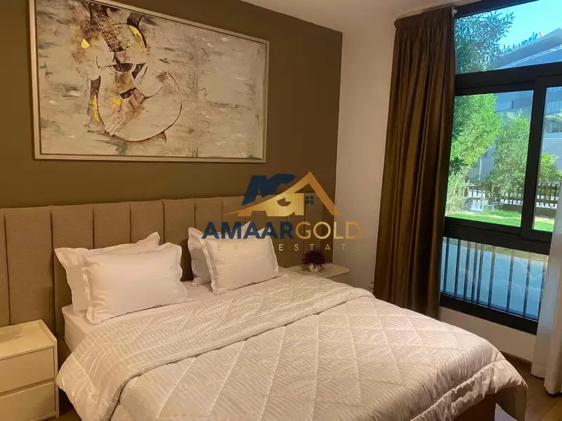Luxury Fully Furnished Ground Floor Apartment for Sale in Cairo Festival City in New Cairo Private Garden 170 SQM Prime Location