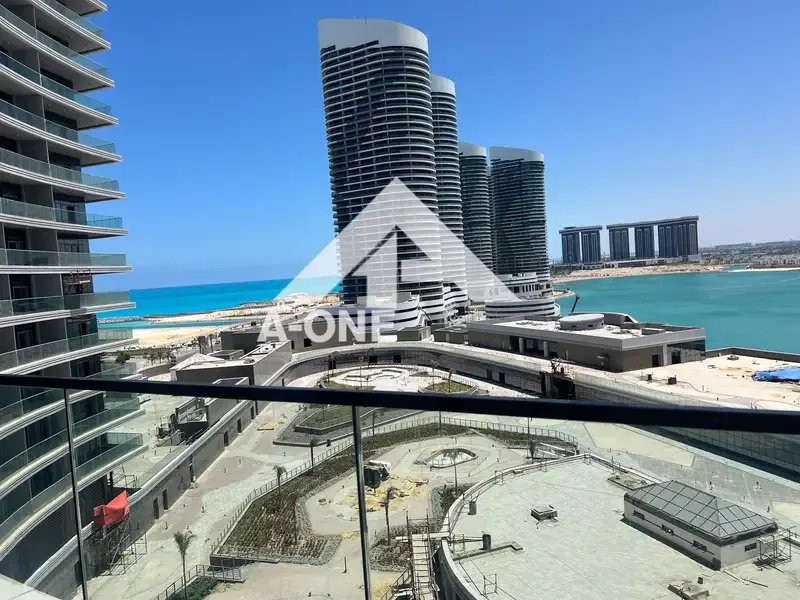 Resale studio with double lagoon and sea view in a prime location inside The Gate Tower New Alamein City in New Alamein City